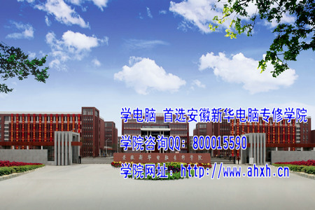 安徽新华电脑专修学院新校区全景