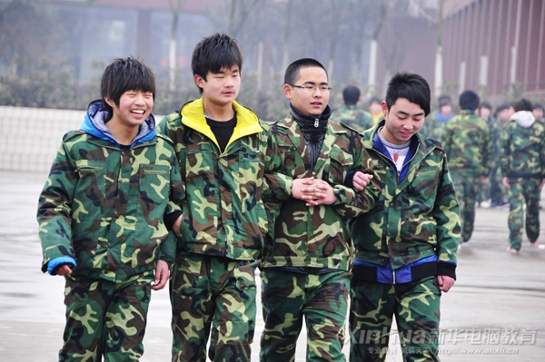 深厚的友谊从军训开始了