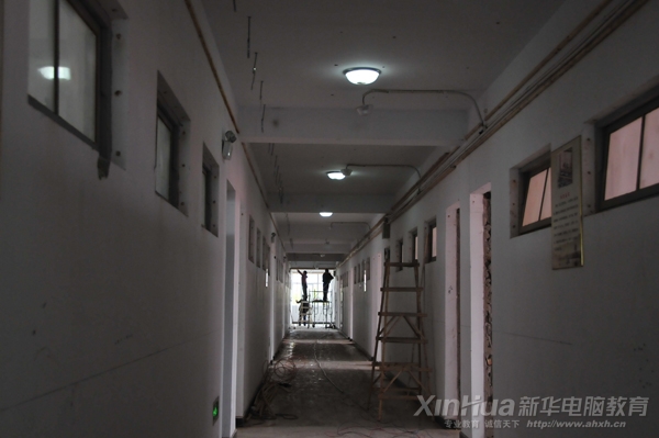 安徽新华动漫游戏学院一期工程施工现场