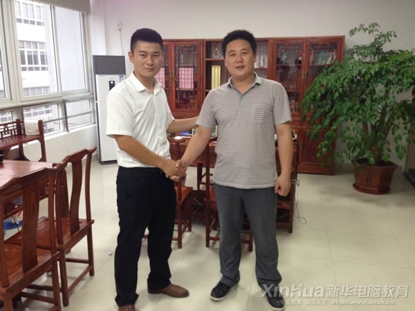 新华与天之皓企业洽谈合作